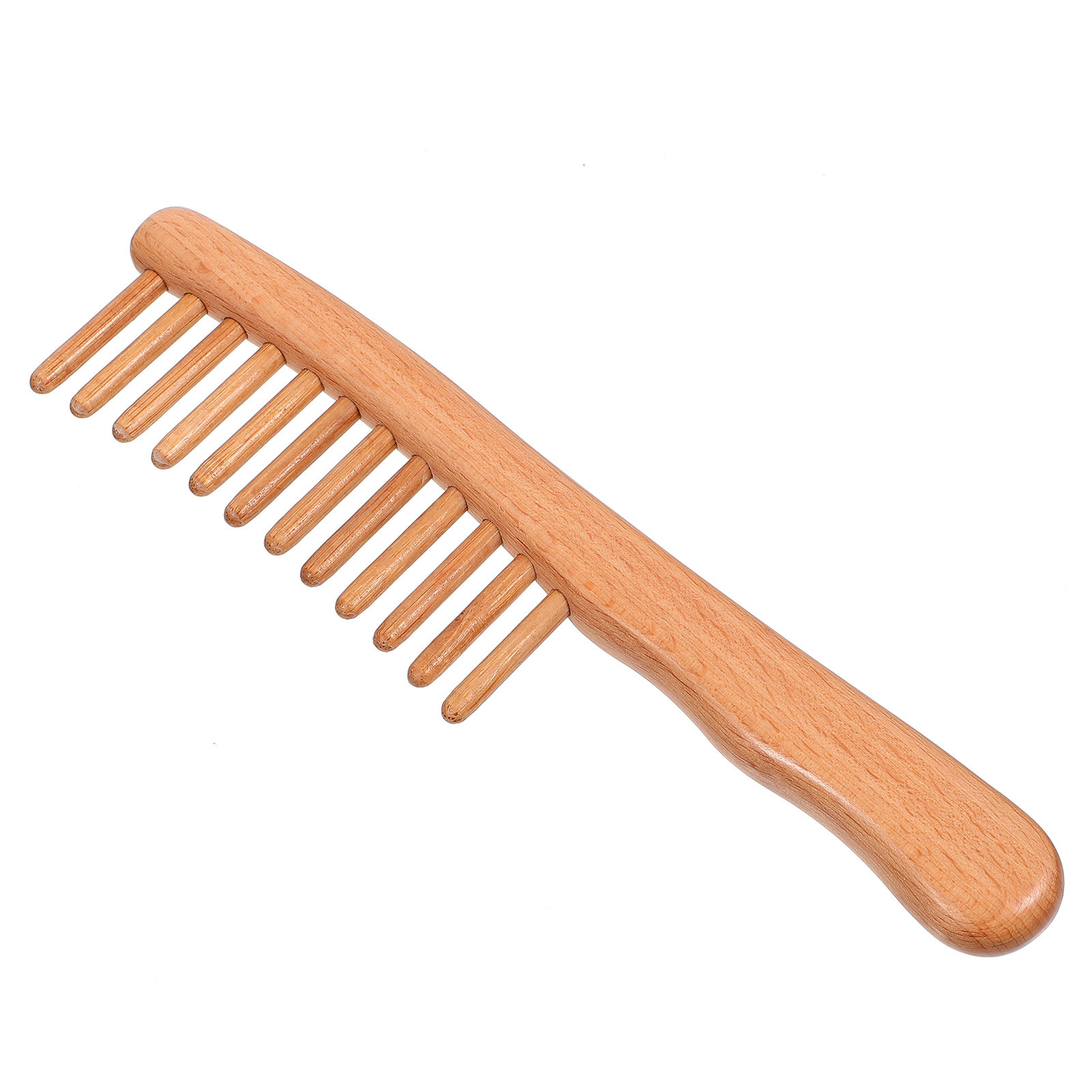 Hair Scalp Massager - مشط تدليك من الخشب الطبيعي المصقول