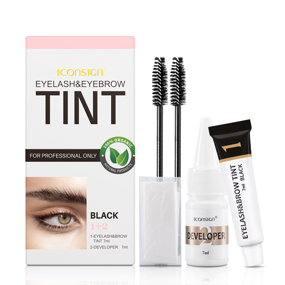 Beauty Makeup Companies - ICONSIGN-مجموعة صبغة الرموش والحاجب ، محسن