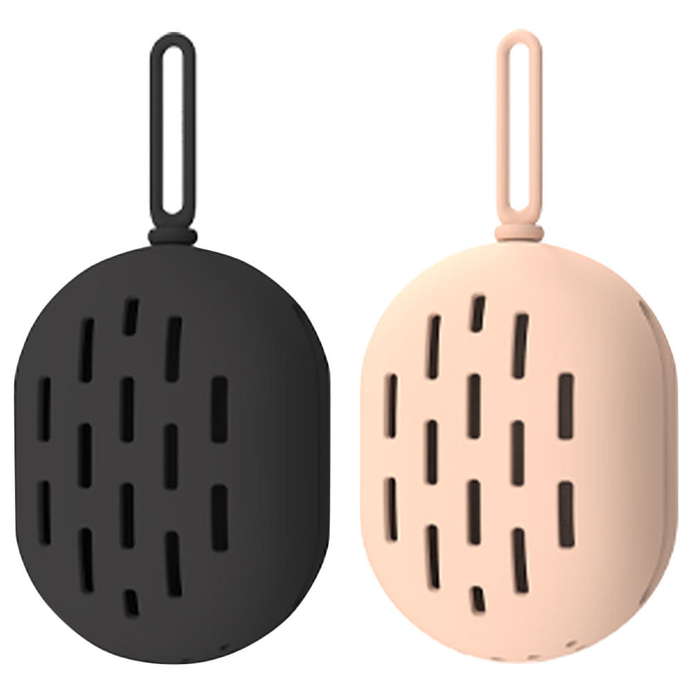 Beauty Makeup Sponge - علبة إسفنج مكياج من قطعتين، حامل