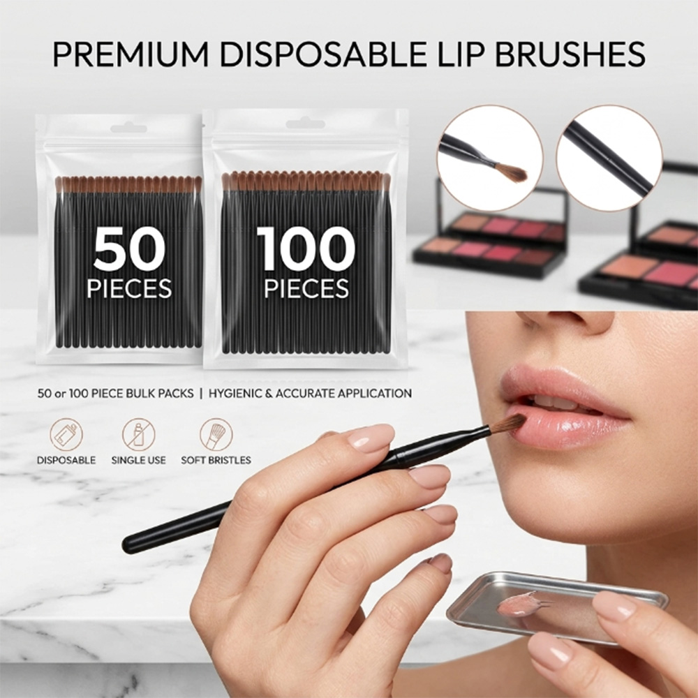 Beauty And Makeup Quotes - مجموعة من 50/100 قطعة من فرش