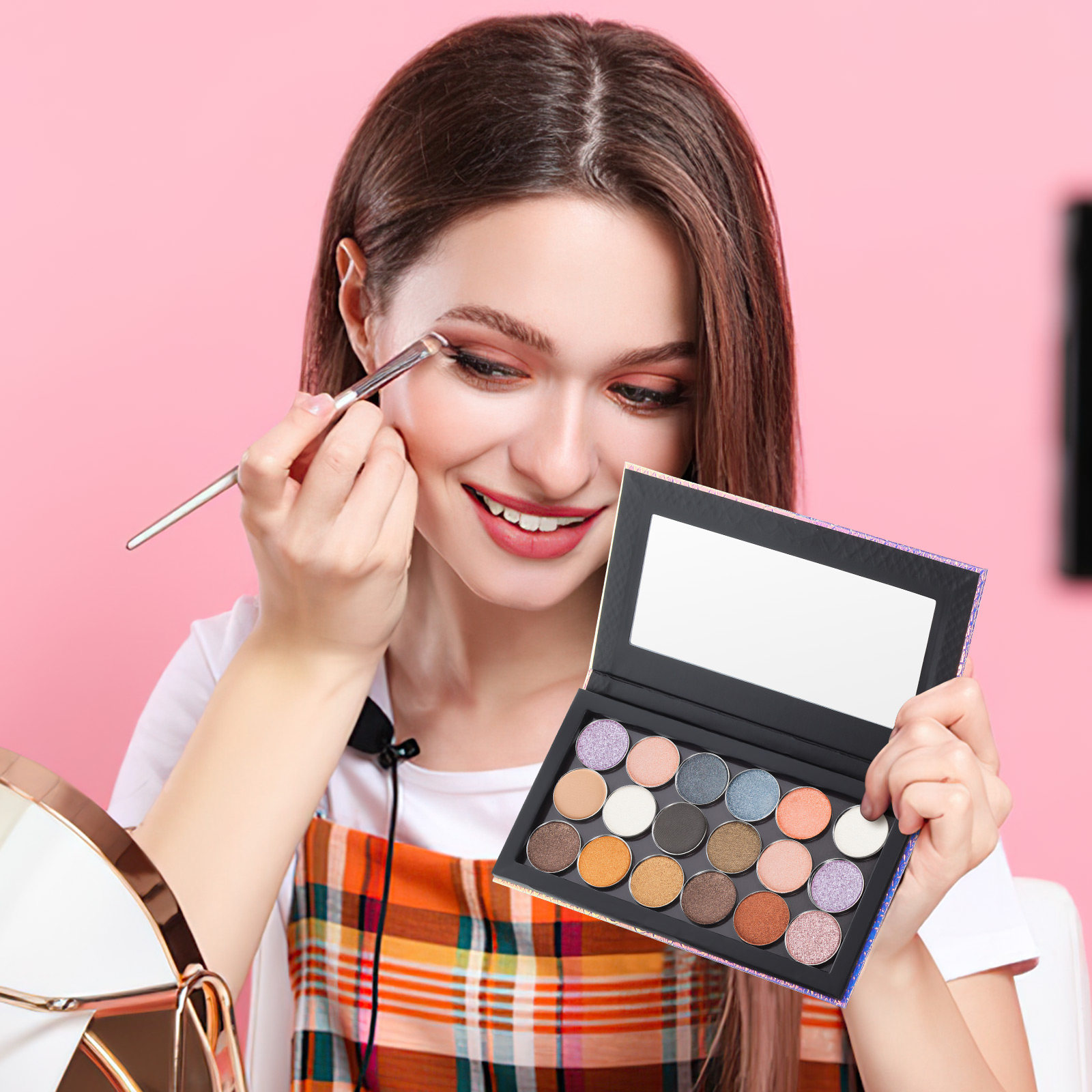 طقم واحد من علبة مكياج مغناطيس - مراجعة Eyeshadow Palette وسعره