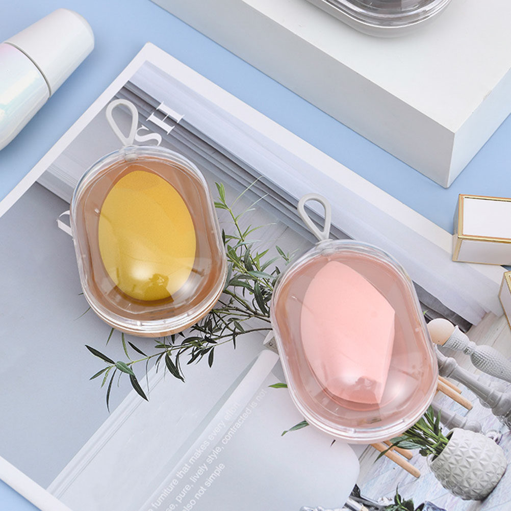 4 قطع من صناديق تخزين إسفنج ال - مراجعة Beauty Makeup Sponge وسعره