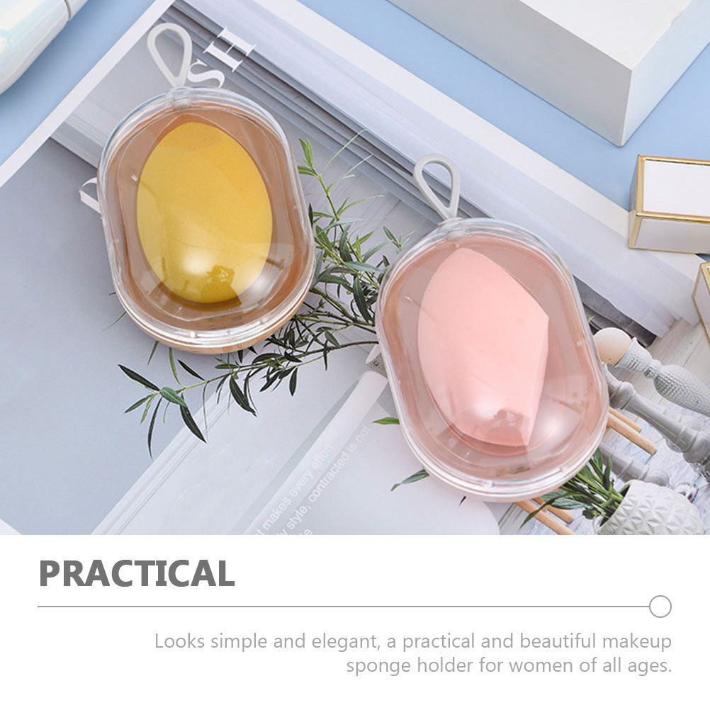 4 قطع من صناديق تخزين إسفنج ال - مراجعة Beauty Makeup Sponge وسعره