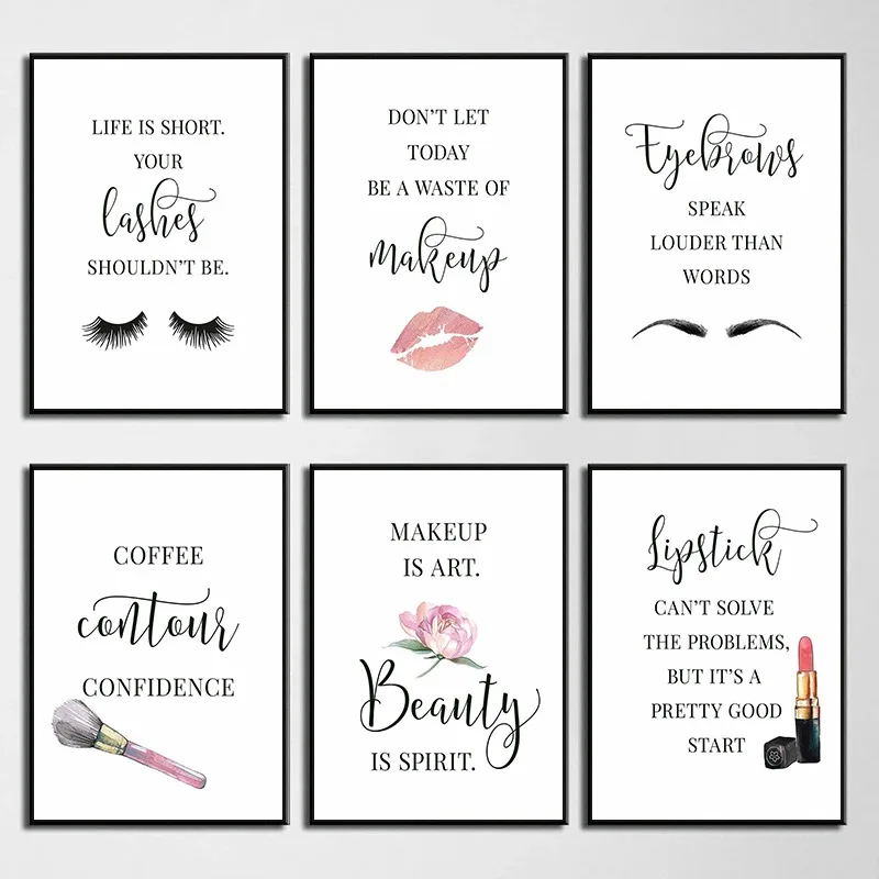 ماكياج يقتبس ملصق رمش الحواجب  - مراجعة Beauty Of Makeup Quotes وسعره