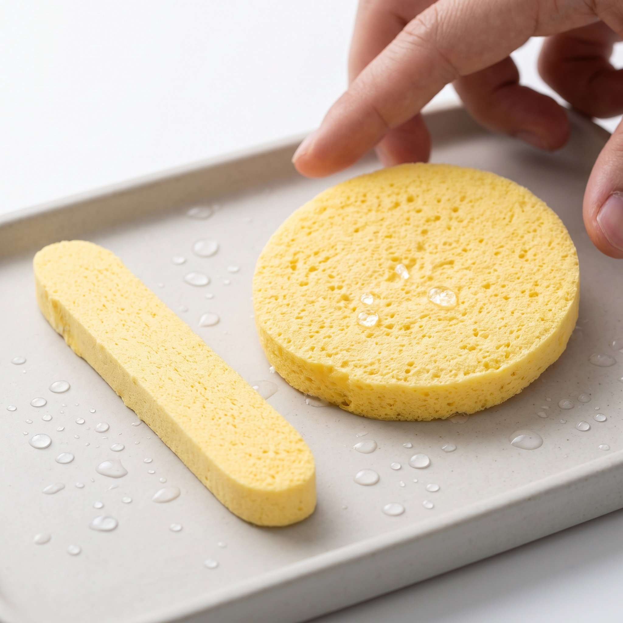 إسفنجة مكياج مضغوطة دائرية ناع - مراجعة Beauty Makeup Sponge وسعره