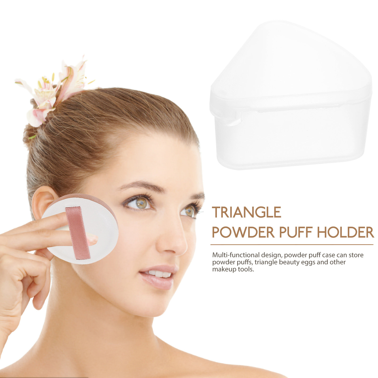 6 قطع حافظة إسفنج مكياج مثلثة  - مراجعة Beauty Makeup Sponge وسعره