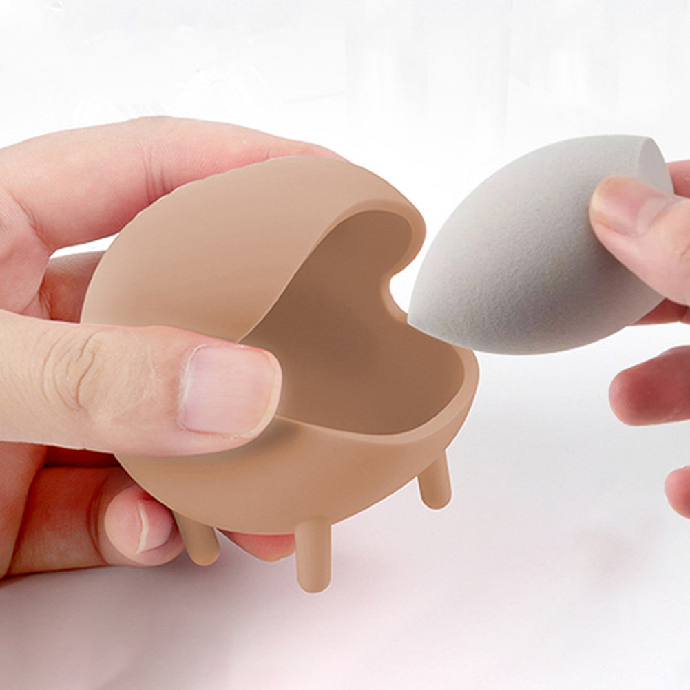 حافظة إسفنج مكياج سيليكون فاخر - مراجعة Beauty Makeup Sponge وسعره