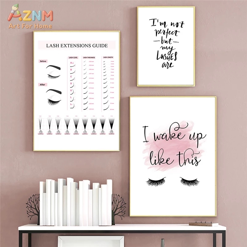 لوحة فنية جدارية من القماش لتع - مراجعة Beauty Of Makeup Quotes وسعره