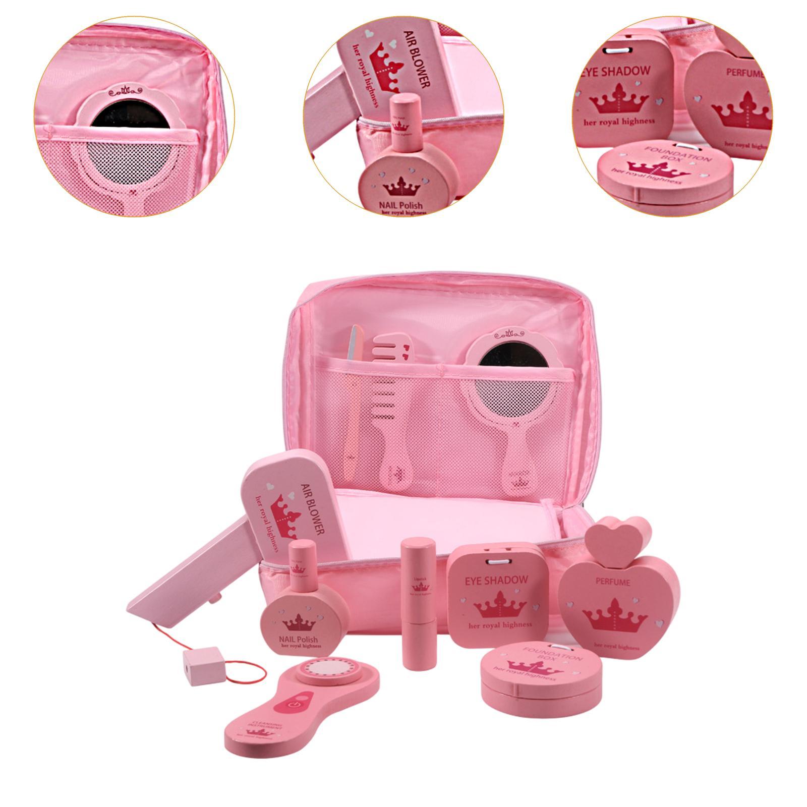 10x مجموعة ألعاب مكياج خشبية ل - مراجعة Beauty Makeup Kit For Girls وسعره