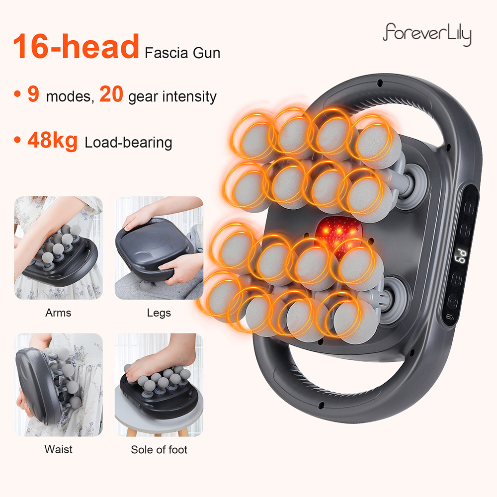 16-رئيس اللفافة بندقية عالية ا - مراجعة Hair Scalp Massager وسعره