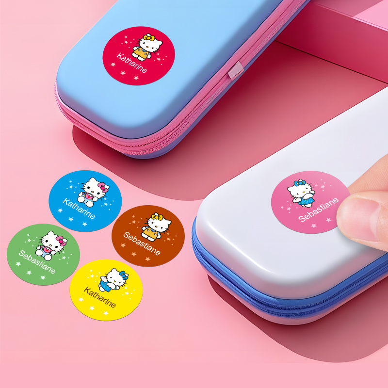 ملصقات اسم Hello Kitty المخصصة - مراجعة Beauty And Makeup Quotes وسعره