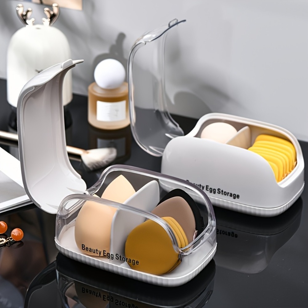 صندوق تخزين إسفنجات التجميل بق - مراجعة Beauty Makeup Sponge وسعره