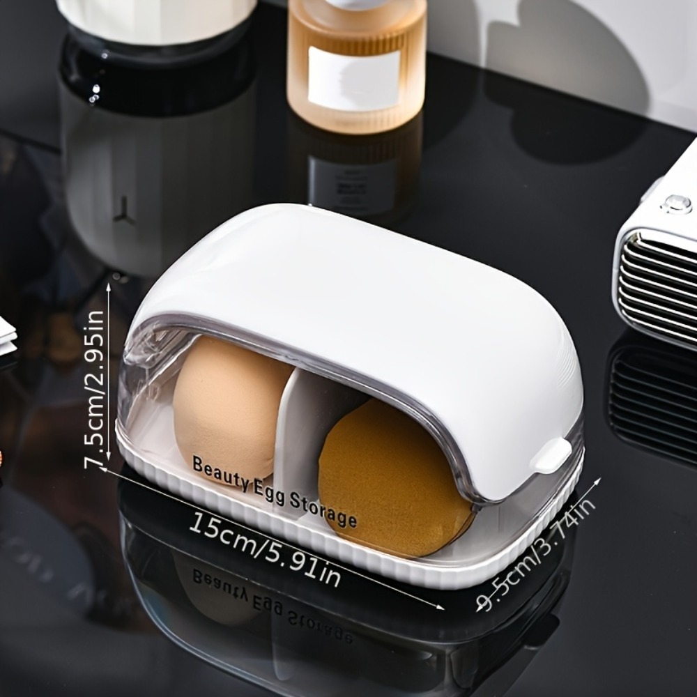 صندوق تخزين إسفنجات التجميل بق - مراجعة Beauty Makeup Sponge وسعره