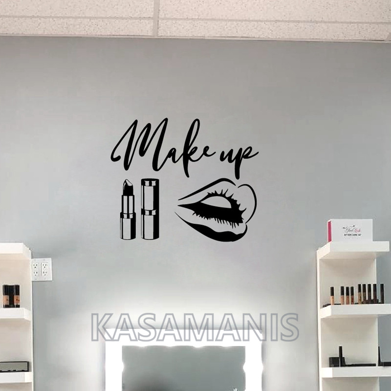 ماكياج إقتباس ملصقات فنية جدار - مراجعة Beauty Of Makeup Quotes وسعره